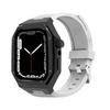 Роскошный комплект для модификации Apple Watch 10 42 мм 46 мм Корпус из нержавеющей стали Резиновый спортивный ремешок для iWatch Series 10 42 мм 46 мм