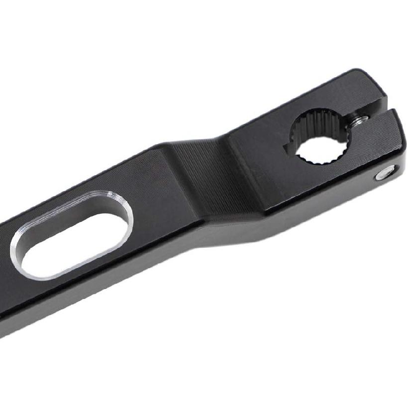 DreamSeek Рычаг переключения передач пятка-носок + Подножка переключения для Harley FL Softail/Touring, Road King, Street Glide/Tri Glide Trikes - Рычаг переключения передач (черный)