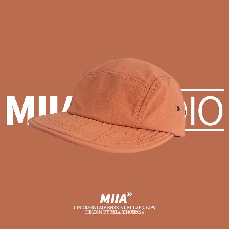 Корейская ретро-бейсболка из 5 панелей, быстросохнущая, унисекс, летняя, легкая и дышащая, модная, универсальная, с плоскими полями, в стиле хип-хоп