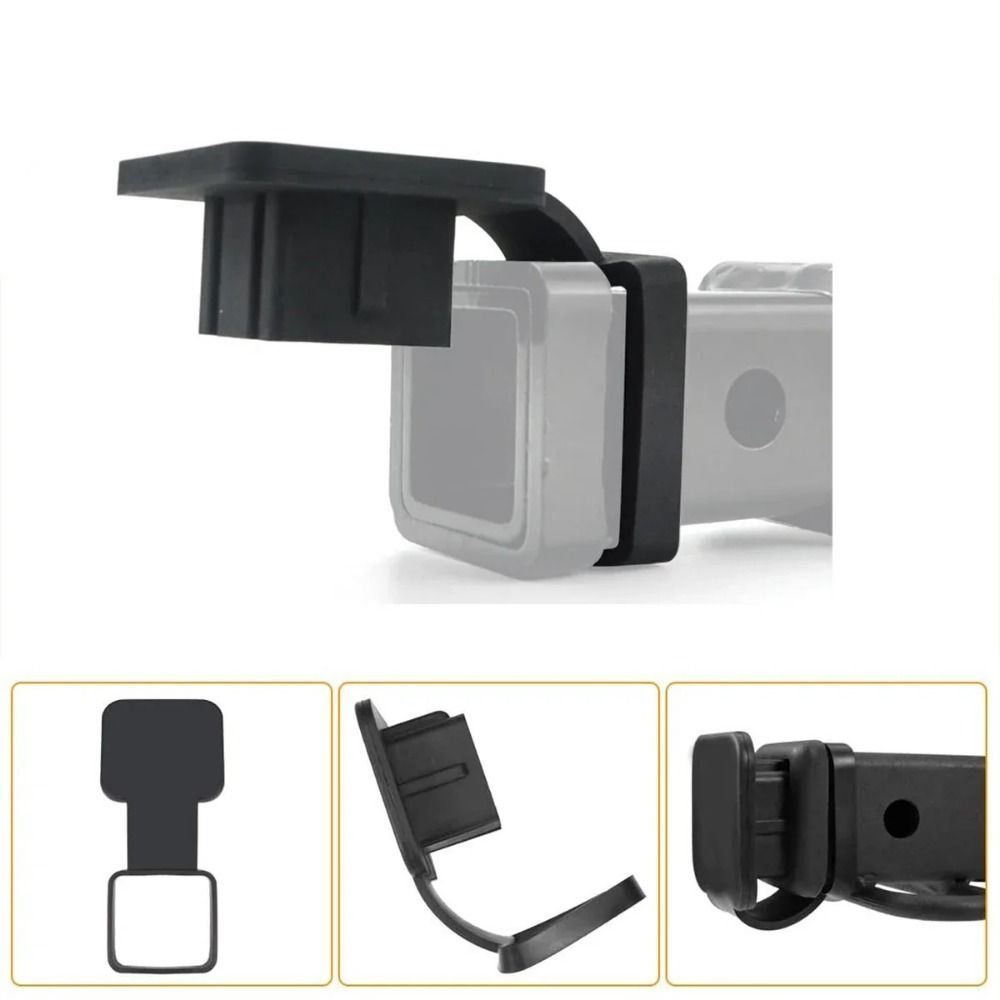 Пылезащитная заглушка для прицепа, прочная крышка для буксировочного крюка, крышка для трубки крюка, детали для модификации автомобиля