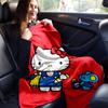 1шт. Плед с дизайном Hello Kitty и Синего Мышонка - Для дома, офиса, улицы, подарок, подходит для всех сезоновz041729