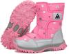 Mishansha Winter Snow Boots with Fleece Waterproof and Perfect for and Playing In the for Boys and Girls Kids' Lining, Non-Slip, School, Outdoors,