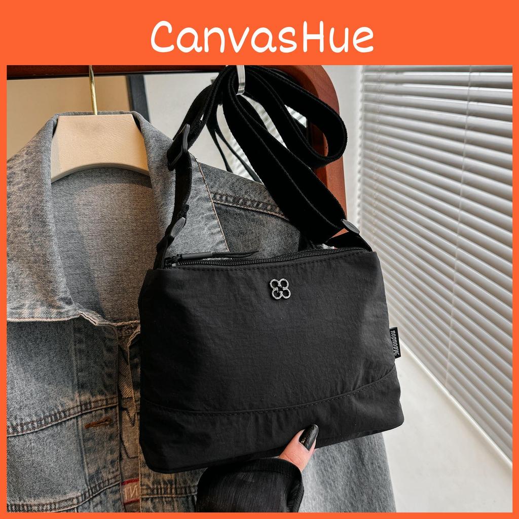Stylish Vintage Canvas Shoulder Bag Unisex Design Lightweight Waterproof Crossbody