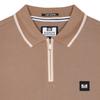 Weekend Offender Mens Shore Zipped Polo Shirt