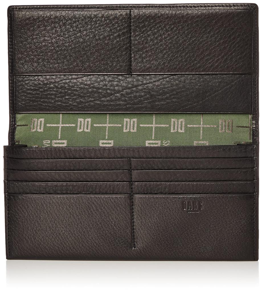 Daks PRESTIGE Мужской длинный кошелек, Черный