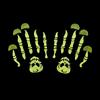 Рука Кость Хэллоуин Светящиеся Варежки Модные Аксессуары Митенки Перчатки с Полным Пальцем