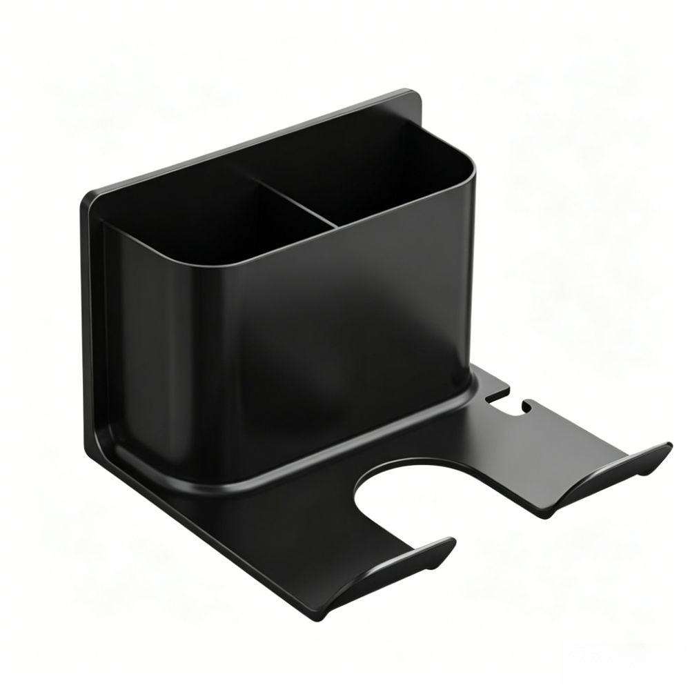 Self-adhesive Hair Dryer Holder Portable Hair Straightener Stand Bathroom Storage Rack Bathroom