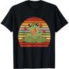 Cute Frog On Lily Pad Flower Pond Frog Lover Water Lilies T-Shirt