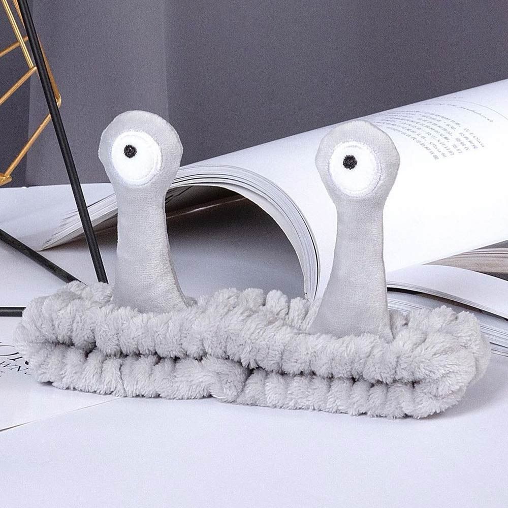 Макияж мультфильм улитка повязка на голову эластичные аксессуары для волос милый спа повязка на голову женщины девушка