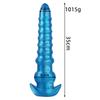 Anal plug dildo blue diamond thread wearable anal dilator male and female G-spot stimulation masturbator role-playing SM Sex toy