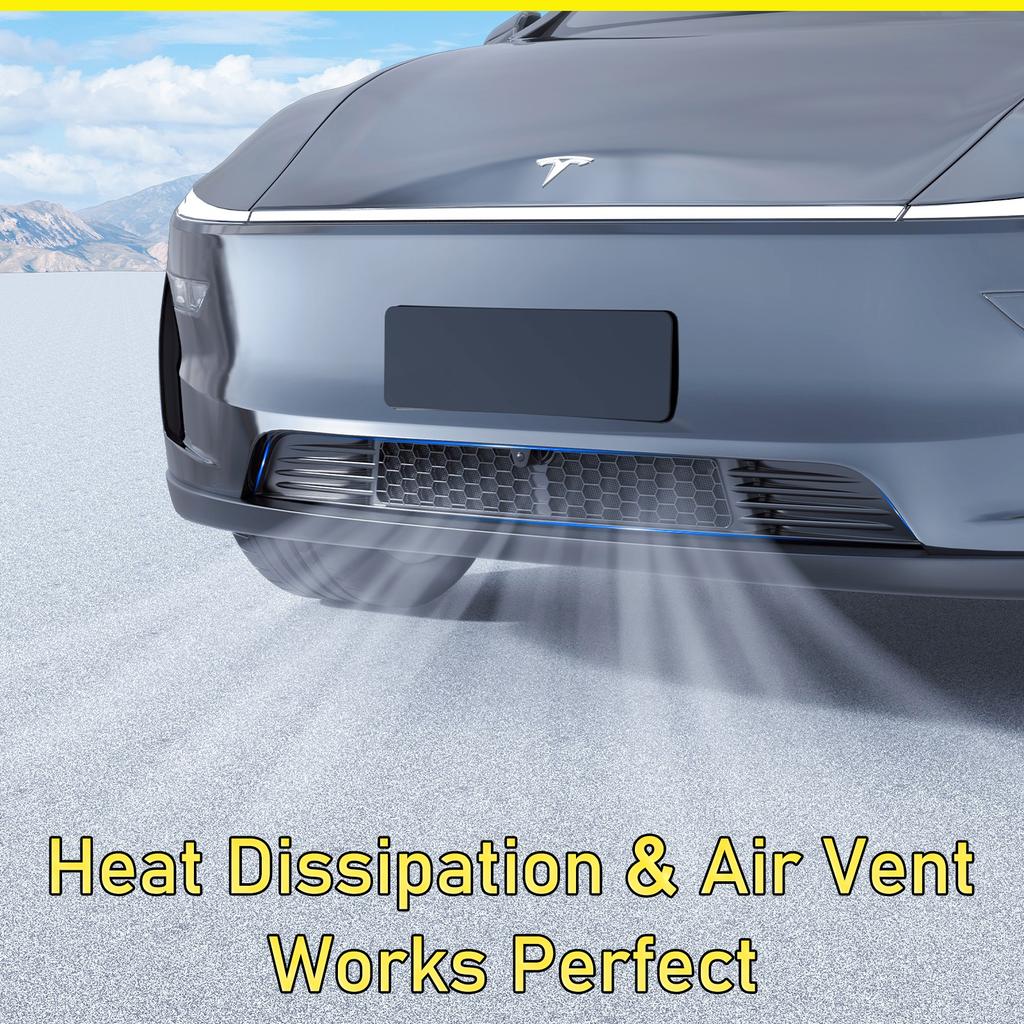 Для Tesla Model Y Juniper 2025 2026 Решетка переднего бампера Сетка Впускное отверстие Вентиляционная крышка Защитные решетки Защита Аксессуары от насекомых