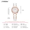 SINOBI New Design Ladies Watches Fashion Top Luxury Women's Quartz Wristwatches Diamond Clock for Girl Best Gifts for Family