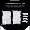 100 шт. Водонепроницаемые одноразовые накладки на уши для окрашивания волос, купания и мытья головы