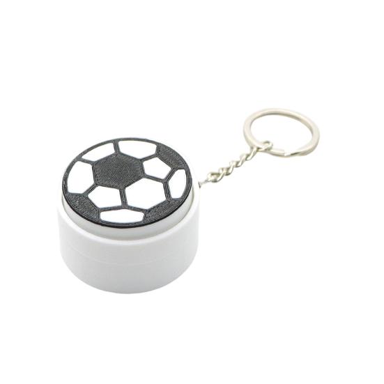 Keychain Pendant 3D Printing Precision Texture Football Basketball Tennis Sport Themed Key Chain Stress Relief