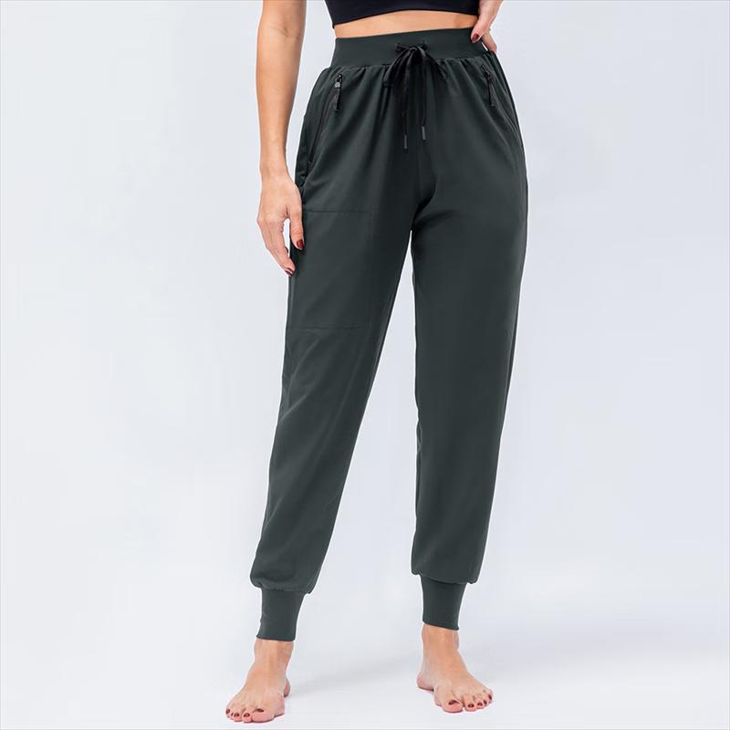 Женские спортивные штаны Yudong свободного кроя на кулиске с манжетами