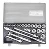 TONE Socket Wrench Drive 25 Silver Set, 12.7mm (1/2"), 160M, Contents Pieces,