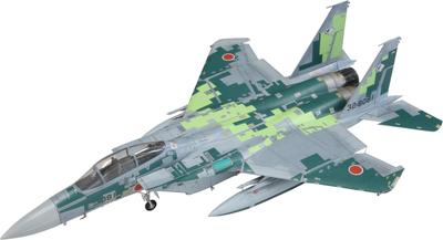 FineMolds 1/72 Серия реактивных самолетов Сил самообороны Японии F-15DJ Агрессор Цифровой камуфляж Зеленый Пластиковая модель в наборе FK05 (Самолет)