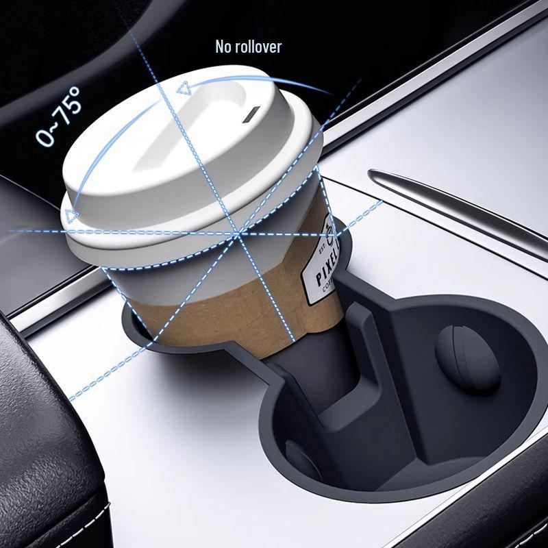 Ограничитель подстаканника, лоток для хранения, стойка для Tesla Model Y/3 - Аксессуары для интерьера