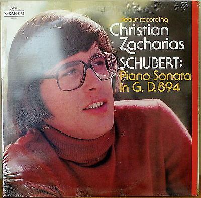 LP Пластинка КРИСТИАН ЗАХАРИАС Шуберт Соната для фортепиано соль мажор D. 894 S60285 СЕРАФИМ США Классический Б/У