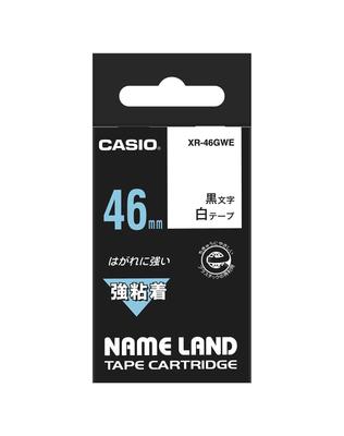 Casio Надпись на ленте Nameland с сильным клеевым слоем 46 мм белая XR-46GWE