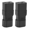 IEC320 C14 to IEC320 C19 Power Adapter Server PDU Conversion Plug UPS Power Adapter