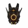 Cyberpunk Helmet Mask Adjustable Resin with LED Lights Lightweight Headgear