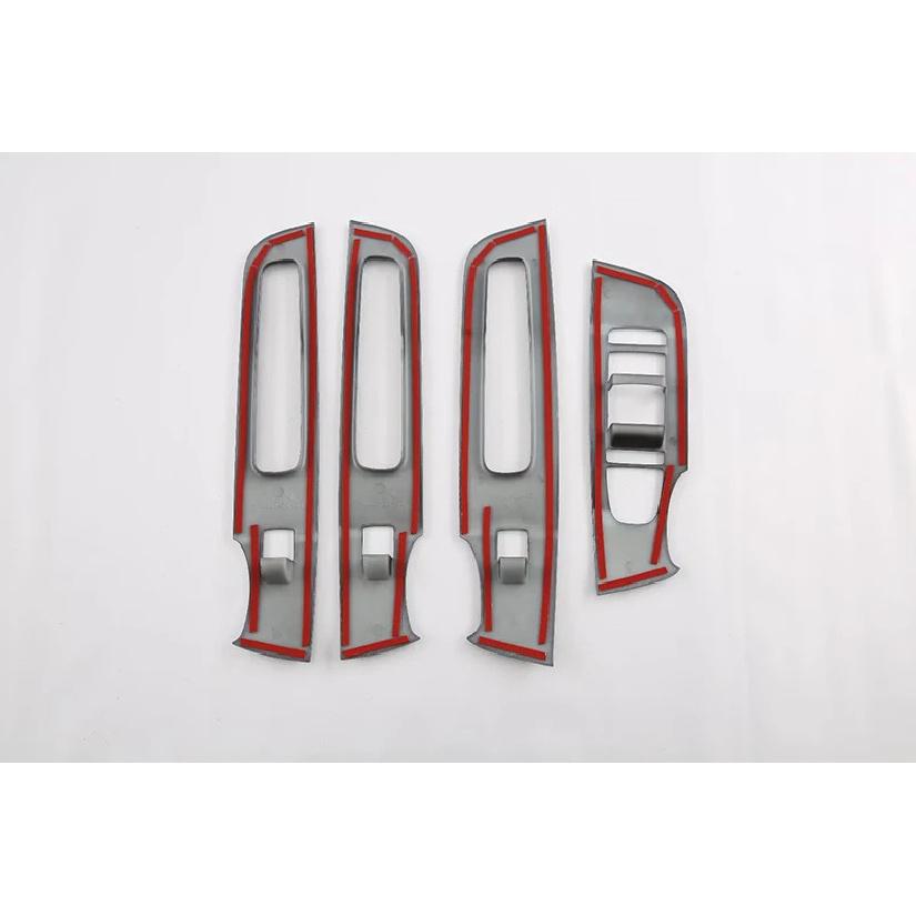 For BYD Tang II EV Tan EV Carbon Fiber Style Door Window Armrest Cover Switch Panel Trim Molding Garnish