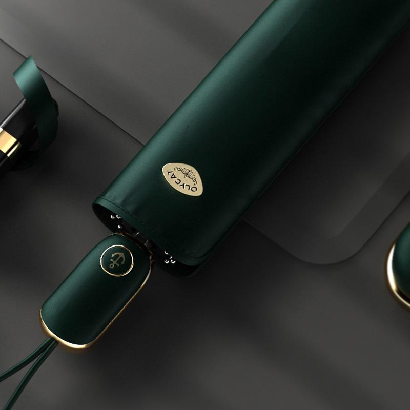 OLYCAT Dual-Purpose Automatic Umbrella: Sunshade & Rain Protection, Anti-Ultraviolet, Three-Fold Design.