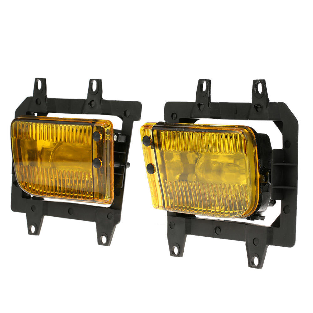 KKMOON 2pcs Left & Right Front Fog Light Transparent Plastic Lens Kit for BMW E30 3-Series 1985-1993