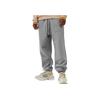 Adidas Originals Trefoil Striped Logo Drawstring Joggers With Cuffs Men Bottoms Gray HM6490