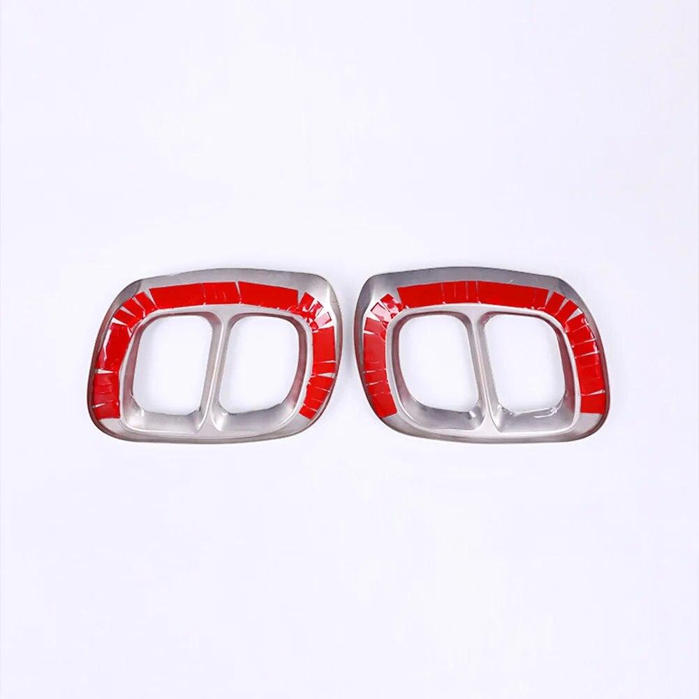 Stainless Steel Car Exhaust Output Tail Cover Trim for Mercedes Benz GLA Class X156 200 220 260 2015-2018 Car Sticker Accessory