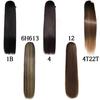 LISI HAIR Синтетические длинные прямые волосы для наращивания хвоста с зажимом из натуральных волос на шнурке для женщин для наращивания волос