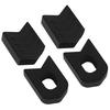 Enlee Bicycle Crank Protective Cover, Universal Mountain Bike Dental Disc Crank Silicone Protective Cover