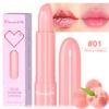 6Color Waterproof Fruit Color Tinted Shine Changing Moisturizing Nourishing Glow Play Lip Balm Lipstick Colour Care