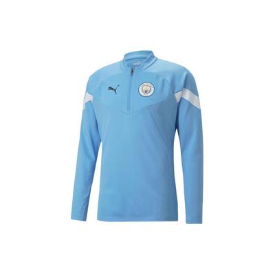Повседневная футбольная рубашка Manchester City с воротником-стойкой и полумолнией, топы унисекс, синяя 767753-12