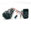 12V/24V QC3.0 USB Car Charger Quick Charging Socket Phone Charge Adapter Socket for Toyota FJ Cruiser Prado LC120 Accessories