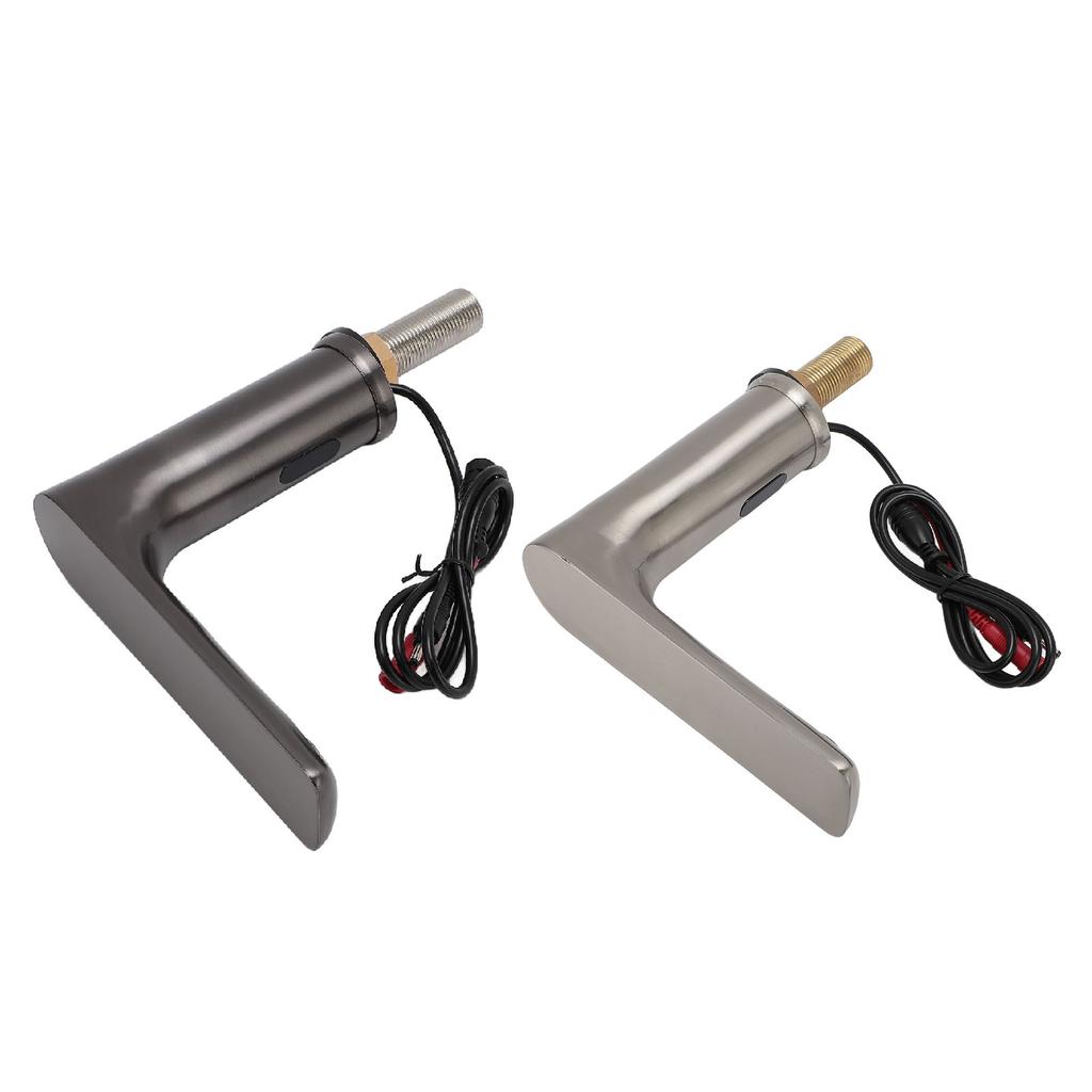 Бесконтактный электронный смеситель с питанием от батареи, вертикальный смеситель для раковины в ванной комнате, наружная резьба G1/2