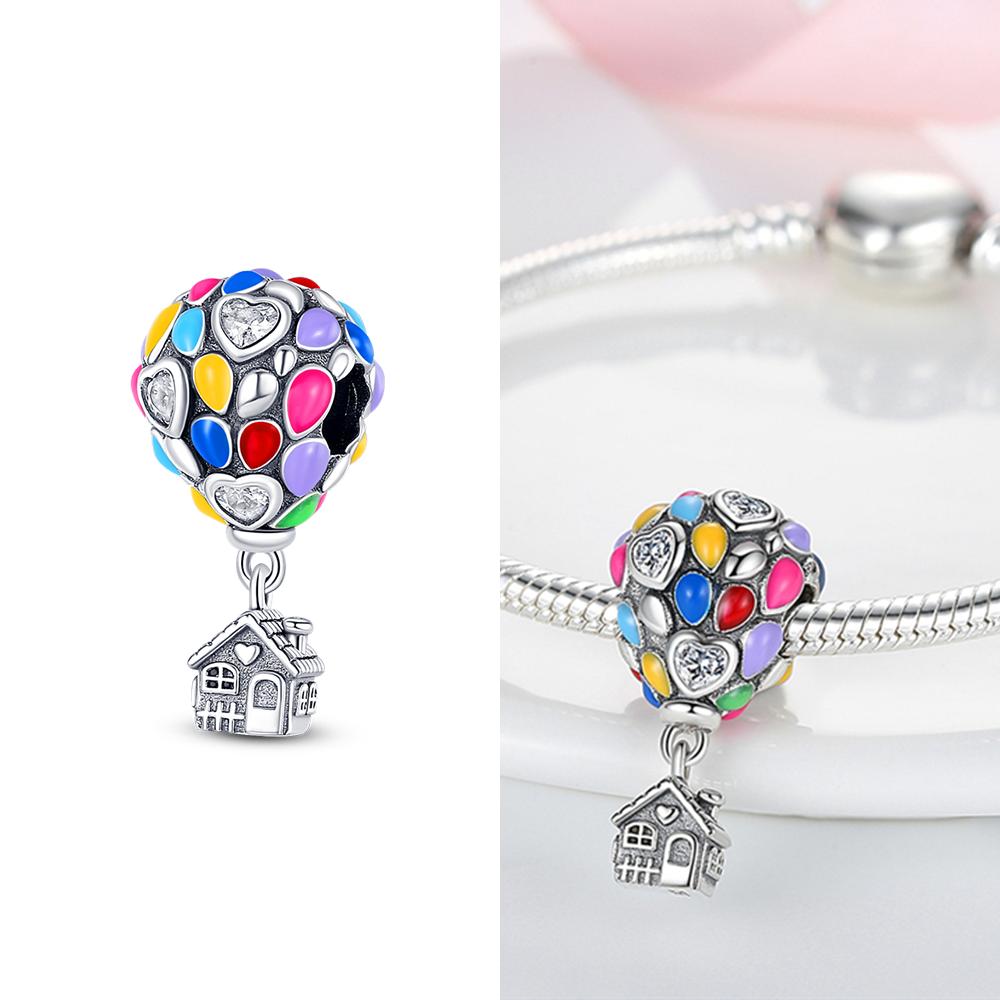 Шармы Медь Оригинальное Красное Сердце Велосипед Любовь Пара Подвеска Бусина Подходит Браслет День Святого Валентина Изысканный Подарок Женские Украшения Сделай Сам