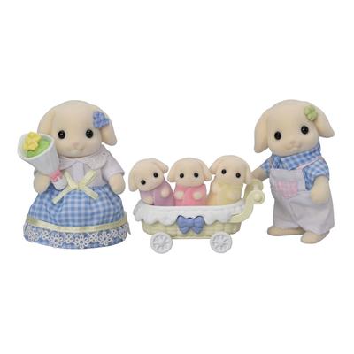 Куклы Sylvanian Families [Семья Кроликов Флора] FS-50 Сертифицировано знаком ST, Возраст 3+, Игрушечный кукольный домик, Sylvanian Families, EPOCH