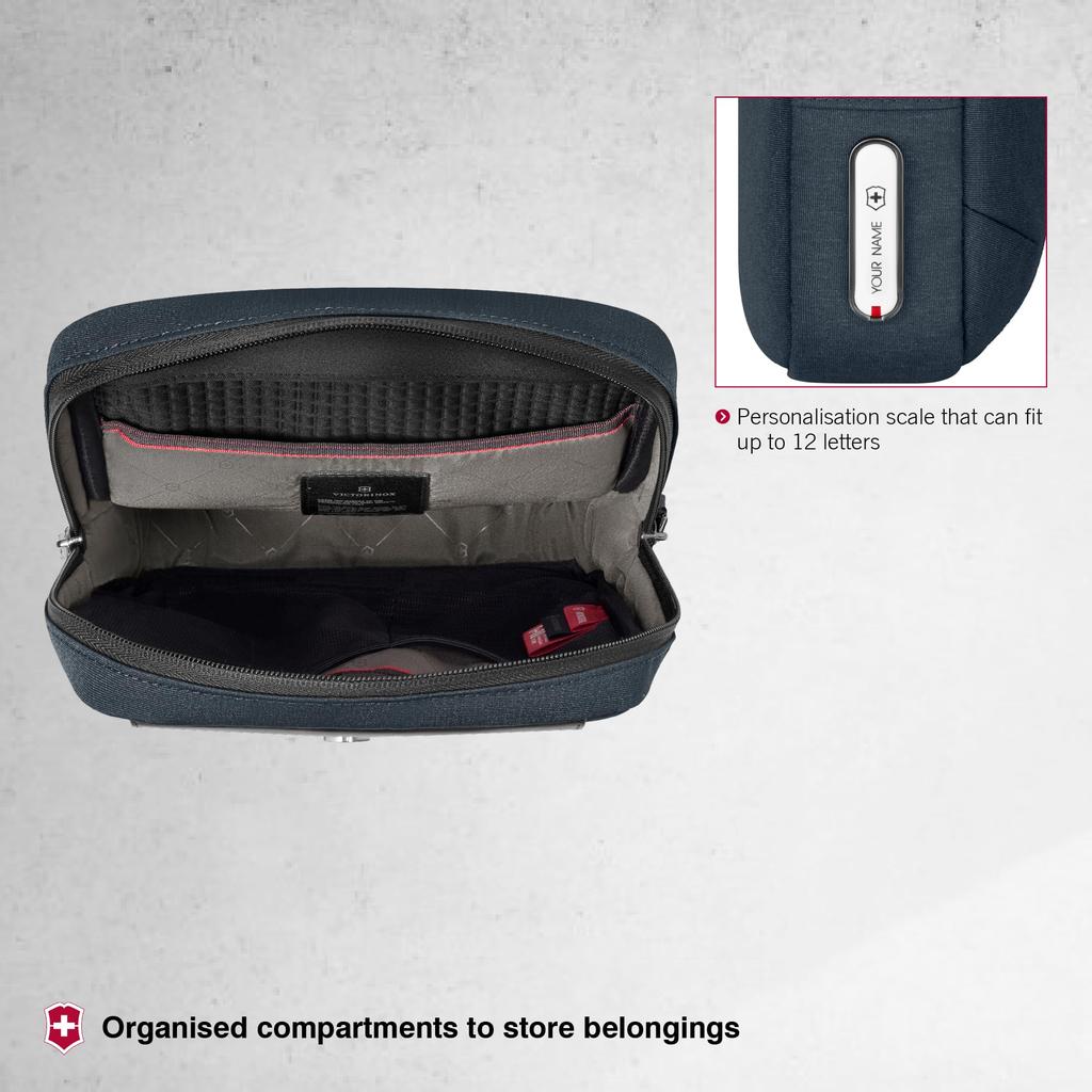 Архитектура Urban2 Архитектура Urban 2 Сумка через плечо с карманом для 10-дюймового плеча, антибактериальная синяя 612675 [Victorinox] Сумка,