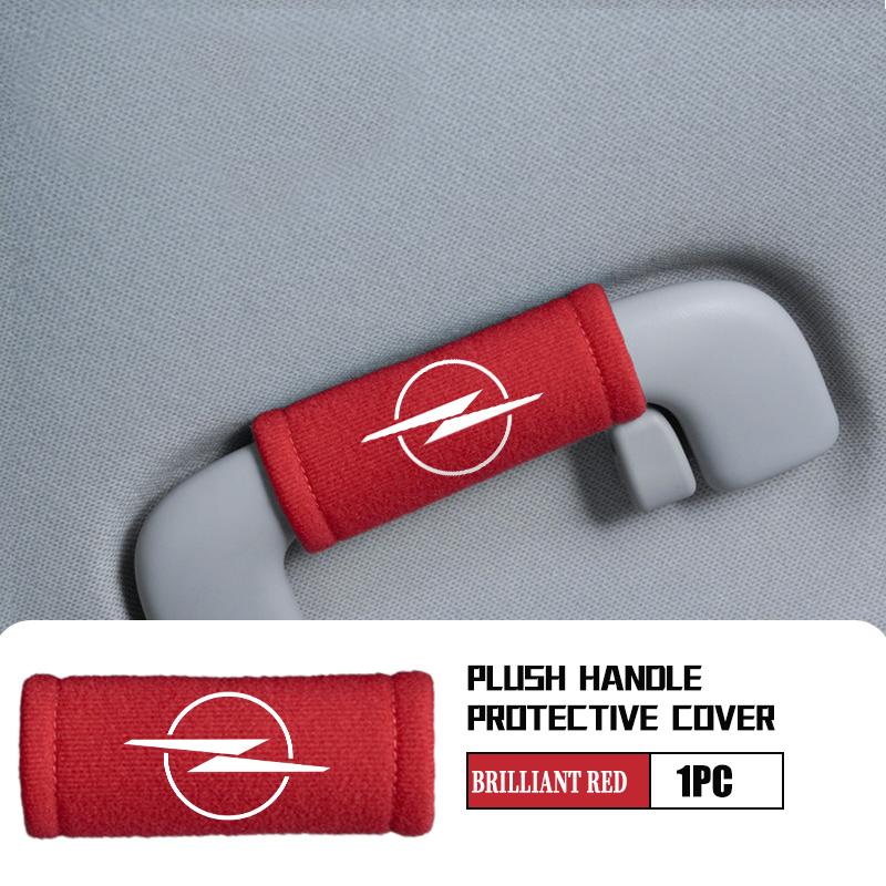 AAAYW1 Car Logo Roof Handle Cover Handle Protective Covers Anti-wear Accessories For Opel Astra G J H Insignia Zafira Corsa D C Vectra