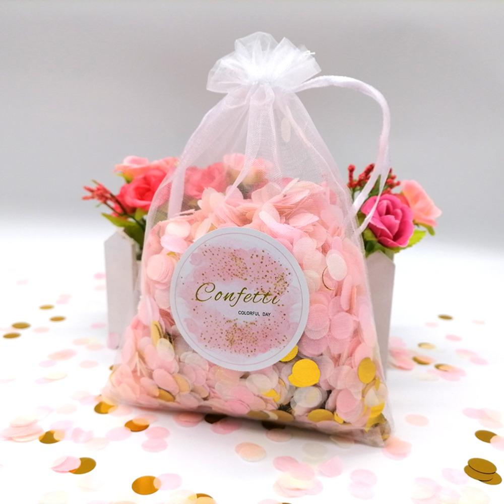 3 пакета круглых конфетти поп красочный прозрачный наполнитель для воздушных шаров новый бумажный конфетти свадебное украшение