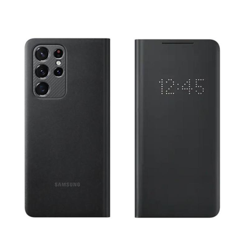 Оригинальный светодиодный раскладной чехол для телефона Smart View для Samsung Galaxy S21 Ultra 5G SM-G998B со светодиодной подсветкой