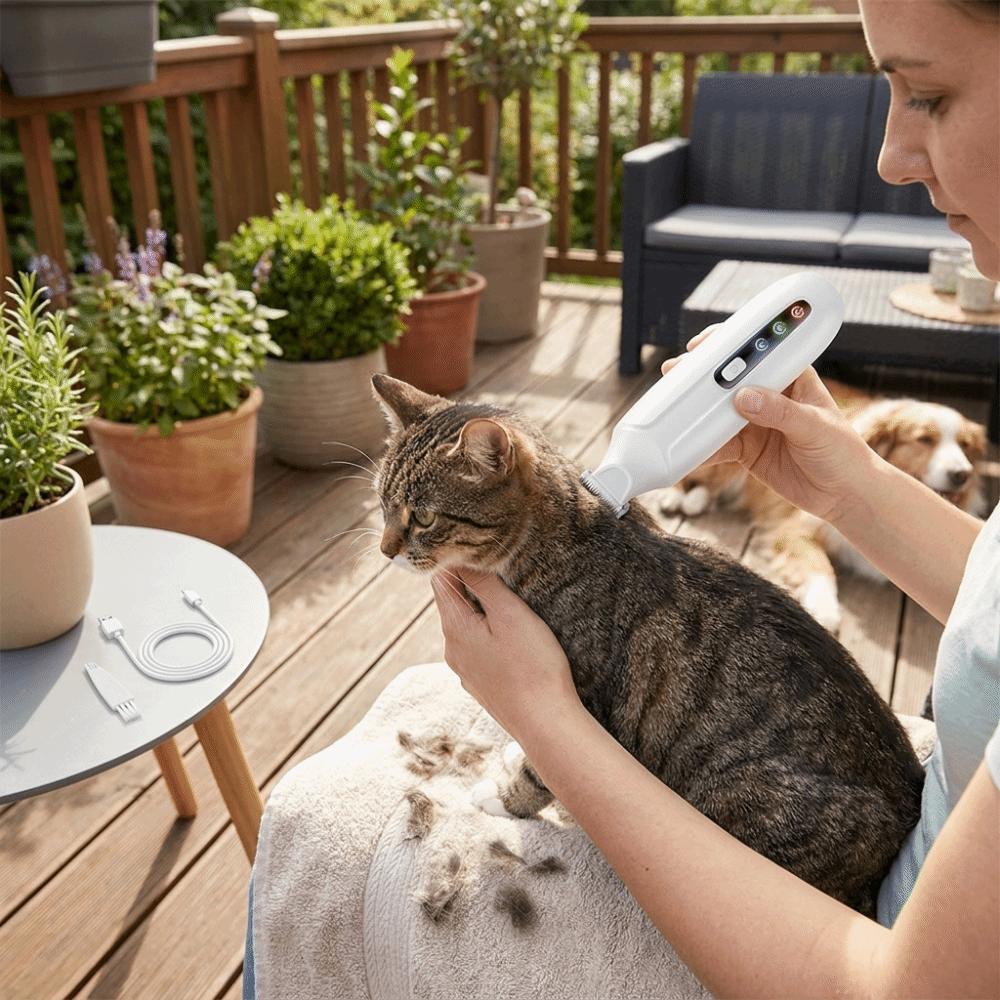 Rechargeable Dog Paw Trimmer LCD Display Electric Dog Clippers Cordless Cat Shaver  Paw Trimming