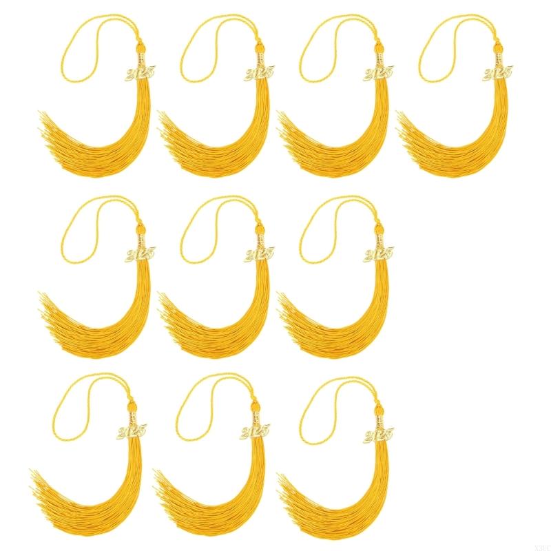 10Pieces 2026 Graduation Hat Tassels Class of 2026 Graduation Hat Pendant X3UC