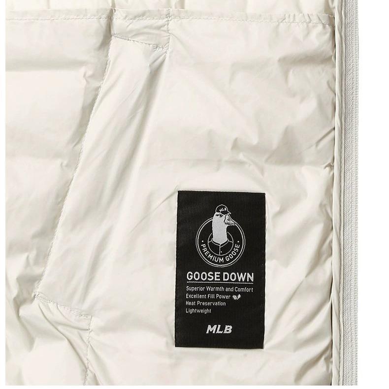 New MLB Down Jacket Unisex Ivory White 31DJL2061-50I