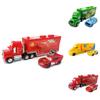 Durable Pixar Cars Alloy And Plastic Racer Truck And Car Set For Kids With Mack Lightning Mcqueen King Jackson Storm