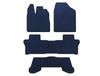 EVA Mats (3 Rows, Blue) for Honda Pilot 2015-2022
