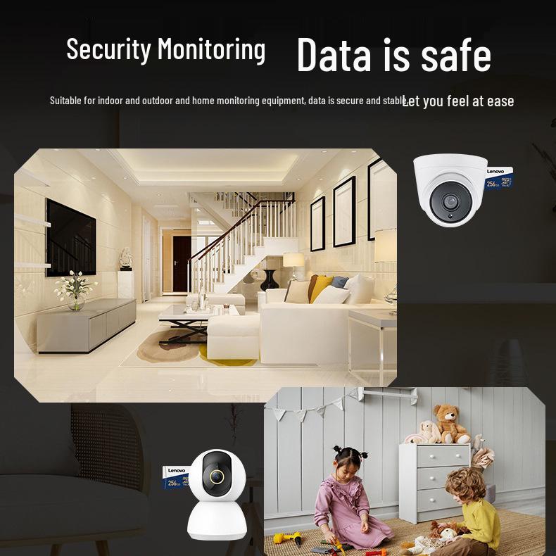 Карта памяти Lenovo 256 ГБ TF для мобильного телефона, планшета, видеорегистратора и камеры