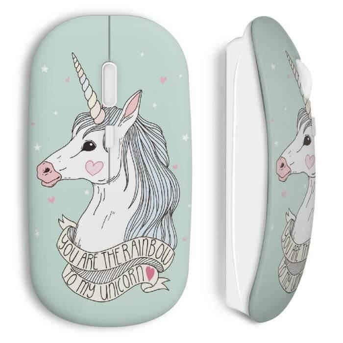 Souris Sans Fil Cute Unicorn Licorne